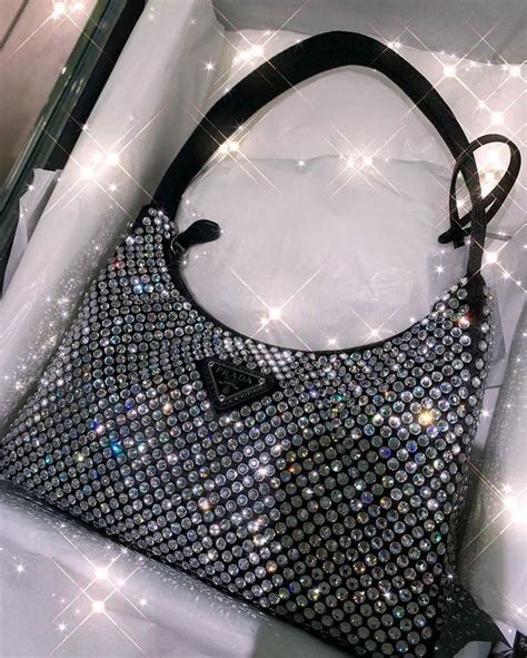 prada sparkle purse|prada swarovski bag.